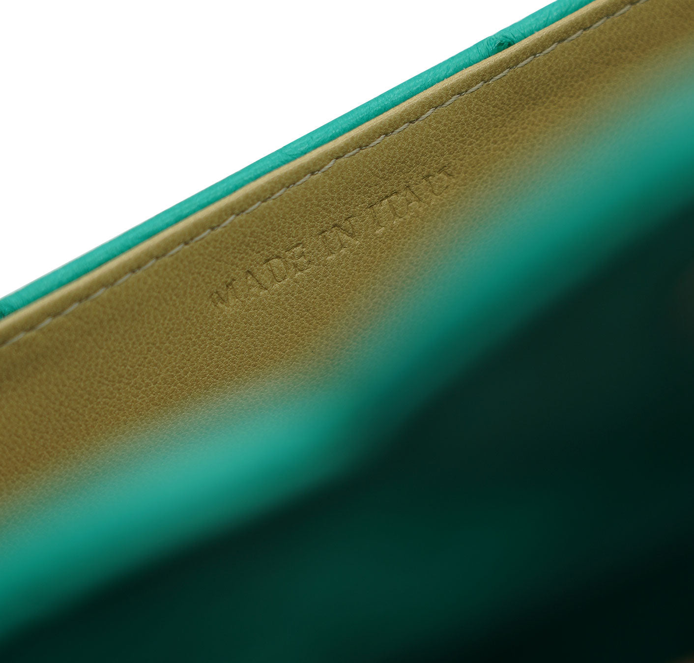 First Lady small Emerald ostrich leather handbag