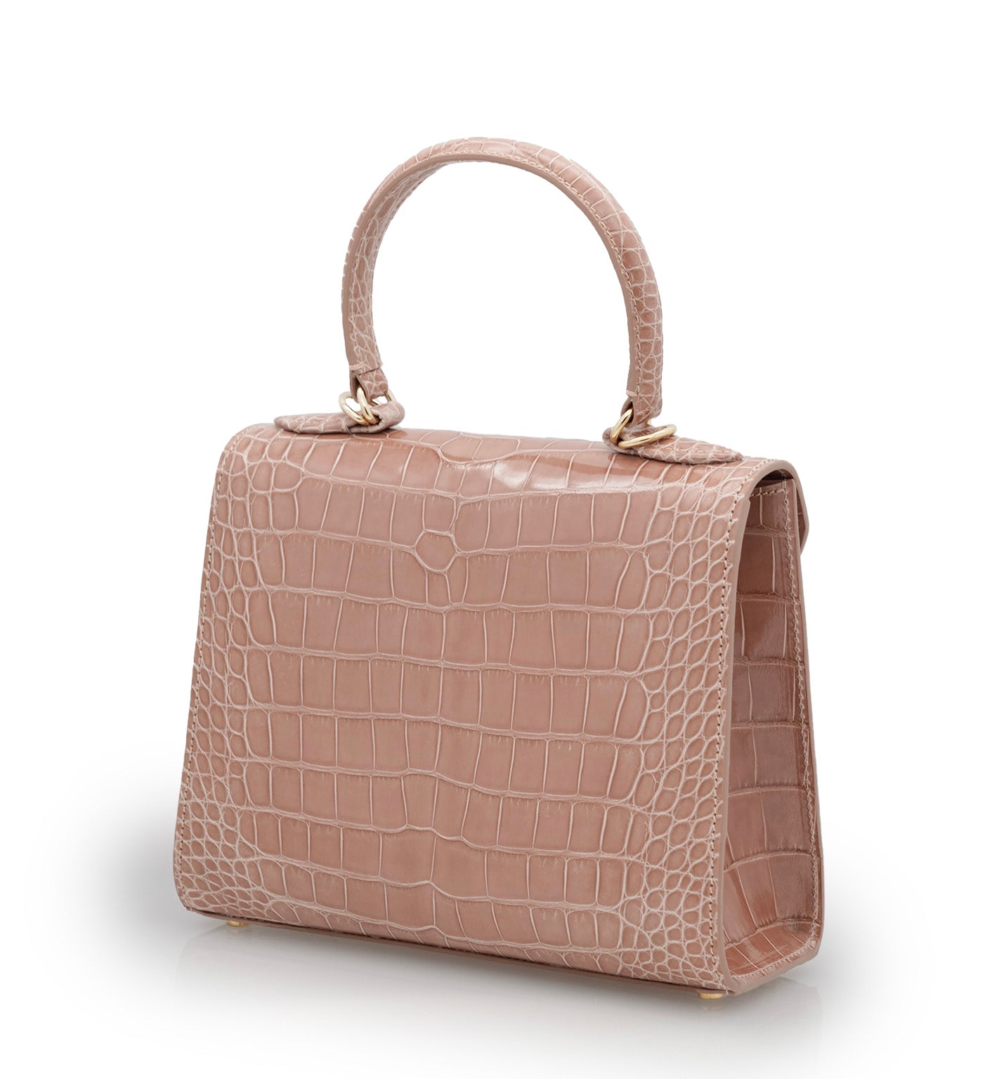 First Lady Tea Rose Alligator leather handbag