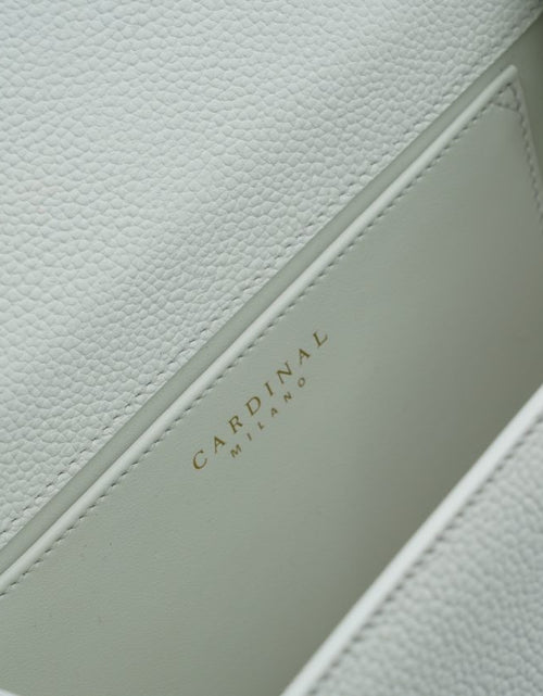 Load image into Gallery viewer, First Lady White textured leather handbag
