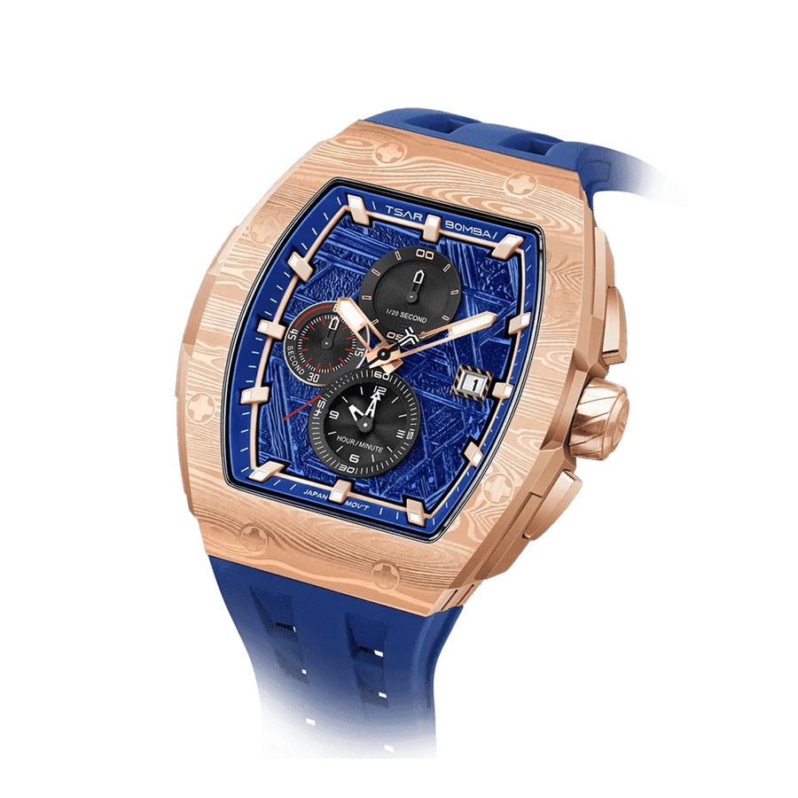ساعة Elemental Series-Quarter TB8211Q باللون الأزرق الفضي