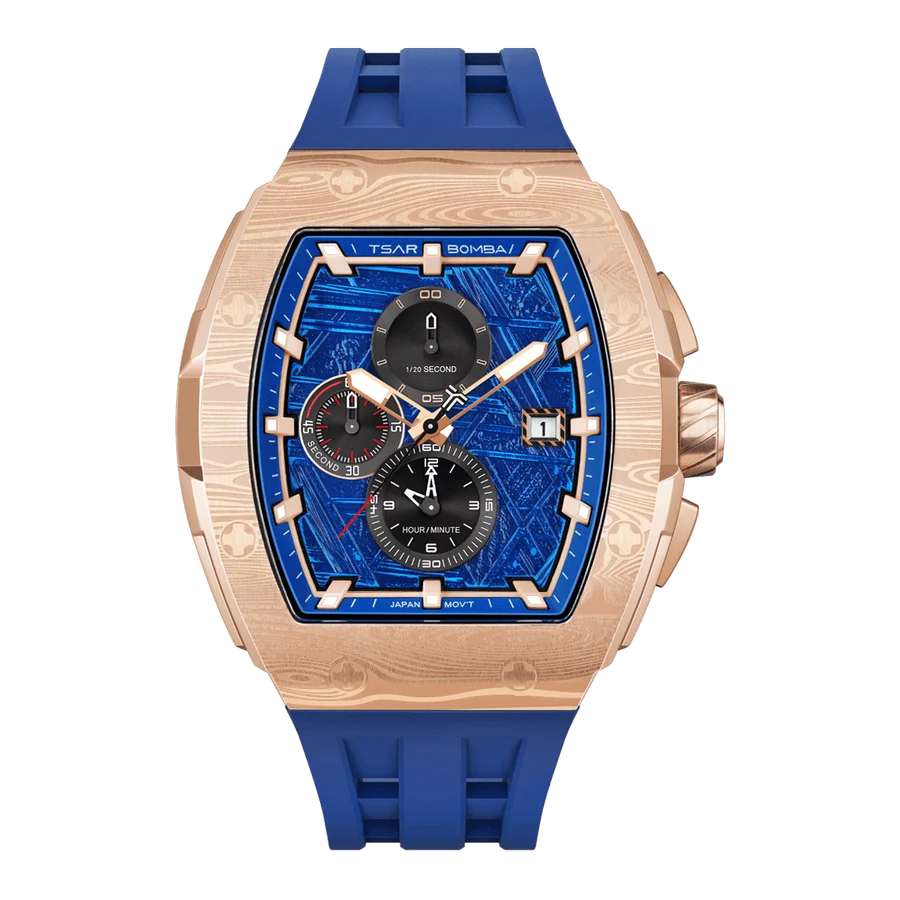 ساعة Elemental Series-Quarter TB8211Q باللون الأزرق الفضي