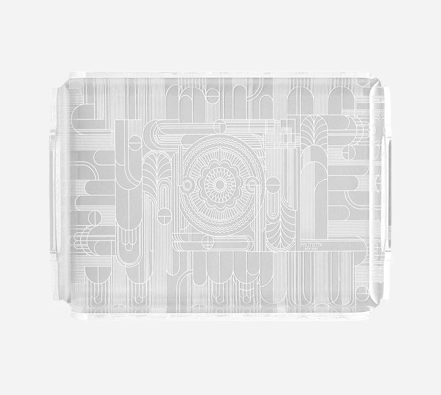 Acrylic Trays Eleganza Strutturale clear