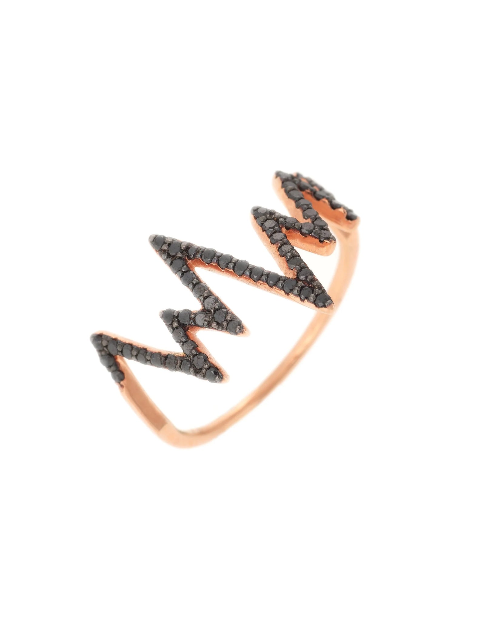 Heartbeat Black Nights Ring