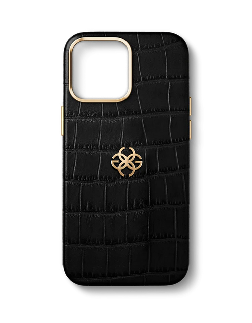 Load image into Gallery viewer, iPhone Case 15 - Embossed Croco Logo
