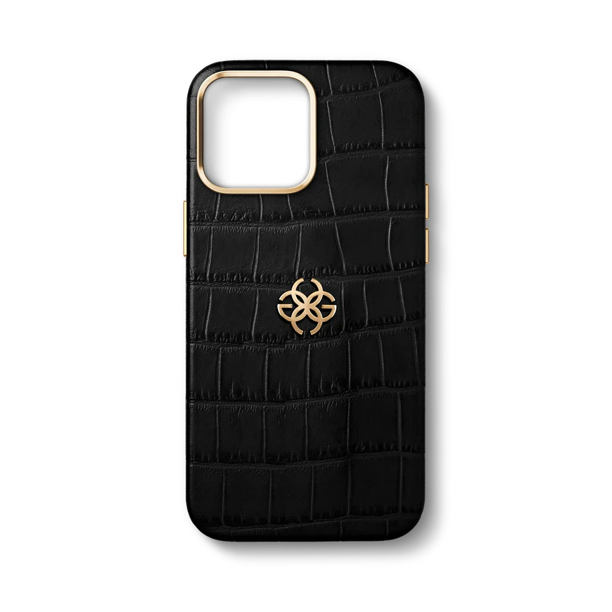 iPhone Case 15 - Embossed Croco Logo