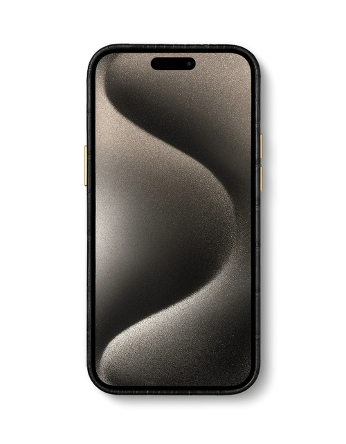 Load image into Gallery viewer, iPhone Case 15 - Embossed Croco Logo
