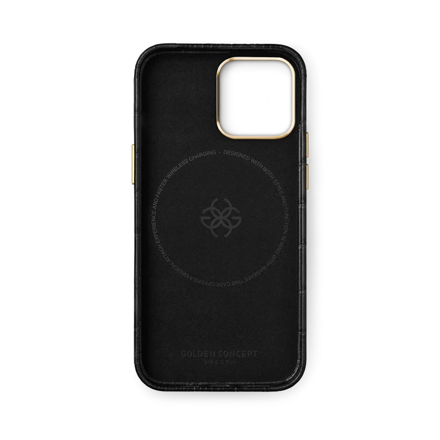 iPhone Case 15 - Embossed Croco Logo
