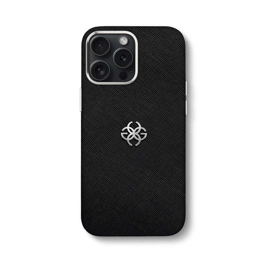 iPhone Case 15 - Saffiano Leather logo