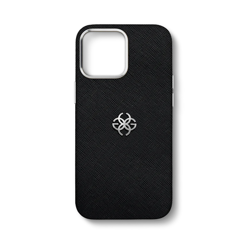 iPhone Case 15 - Saffiano Leather logo