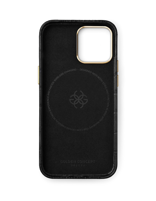 Load image into Gallery viewer, iPhone Case 15 - Saffiano Leather logo
