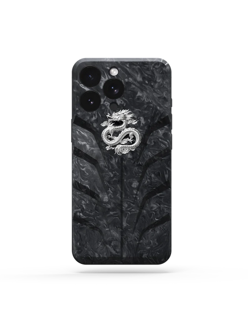 Load image into Gallery viewer, iPhone Case / RSC16 Silver Dragon - Magnetic
