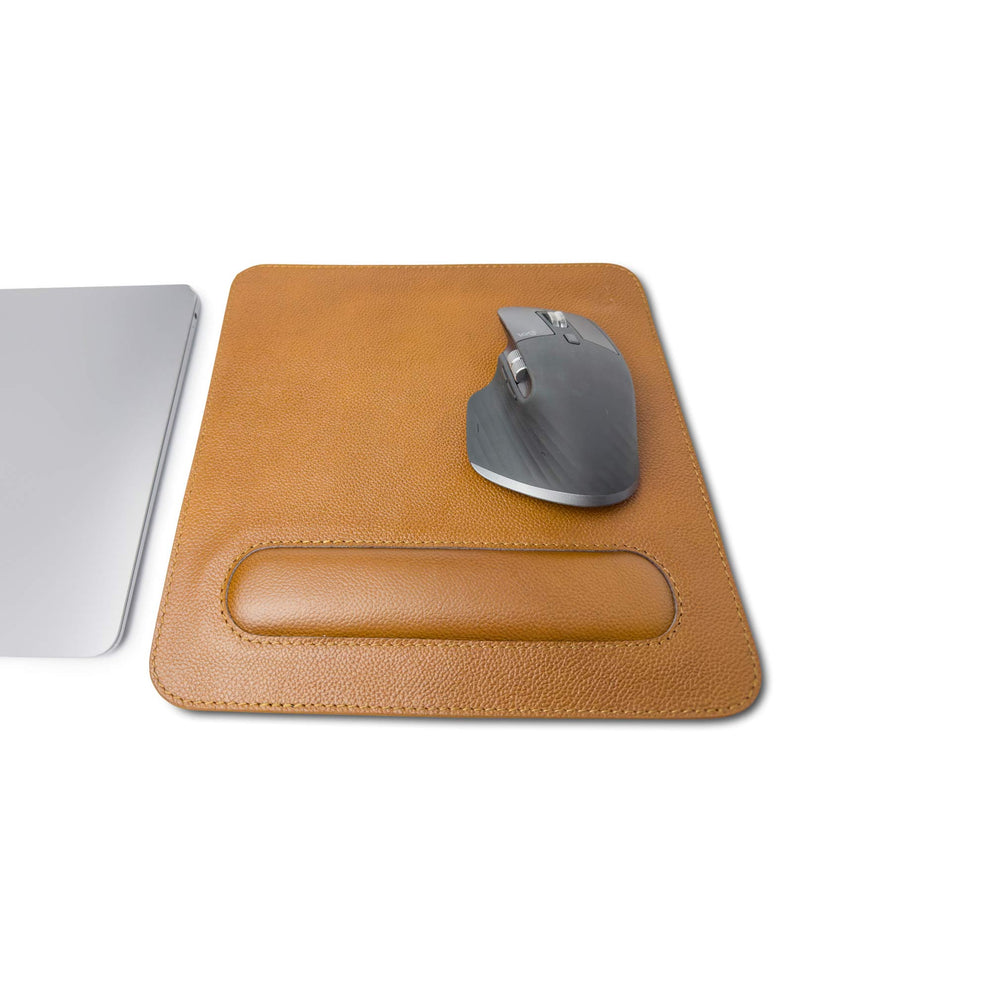 Leather Mouse Pad tan