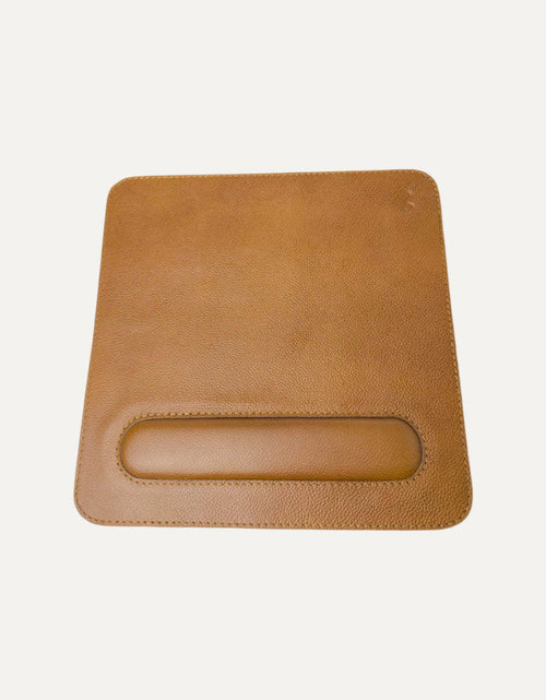 Load image into Gallery viewer, Leather Mouse Pad tan
