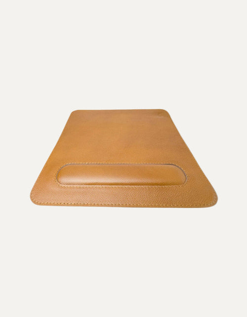 Load image into Gallery viewer, Leather Mouse Pad tan
