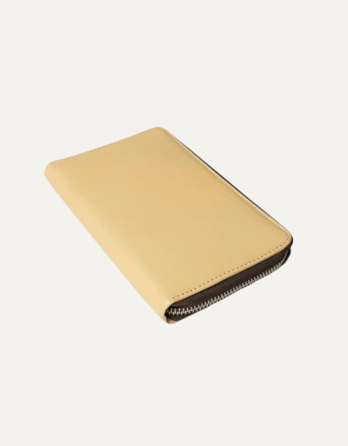 Load image into Gallery viewer, Voyager Passport Folio Beige
