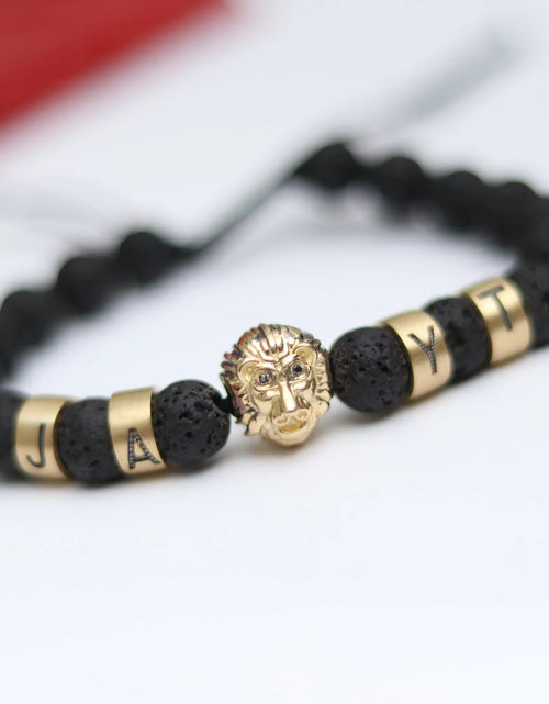تحميل الصورة إلى عارض المعرض، Leo Letter Bracelet
