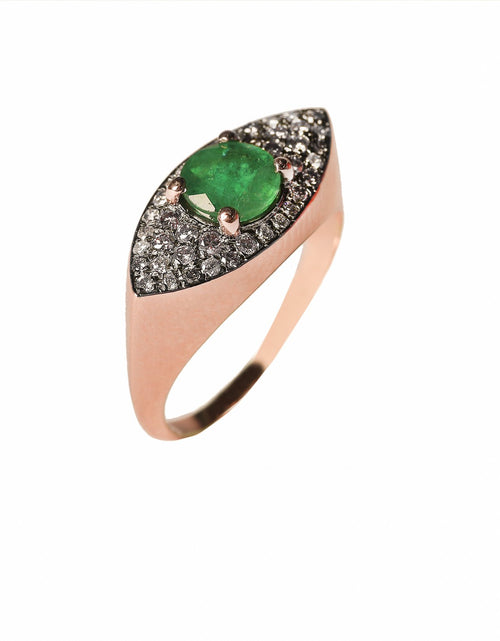 تحميل الصورة إلى عارض المعرض، Emerald Eye Ring
