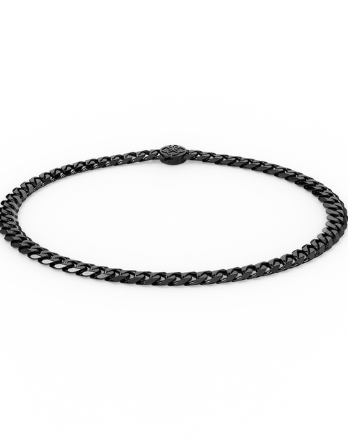 Load image into Gallery viewer, Necklace - Cuban 13 MM - Black
