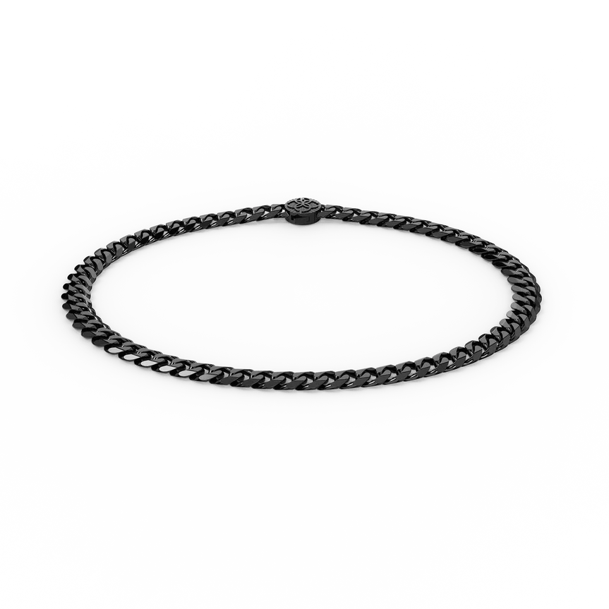 Necklace - Cuban 13 MM - Black