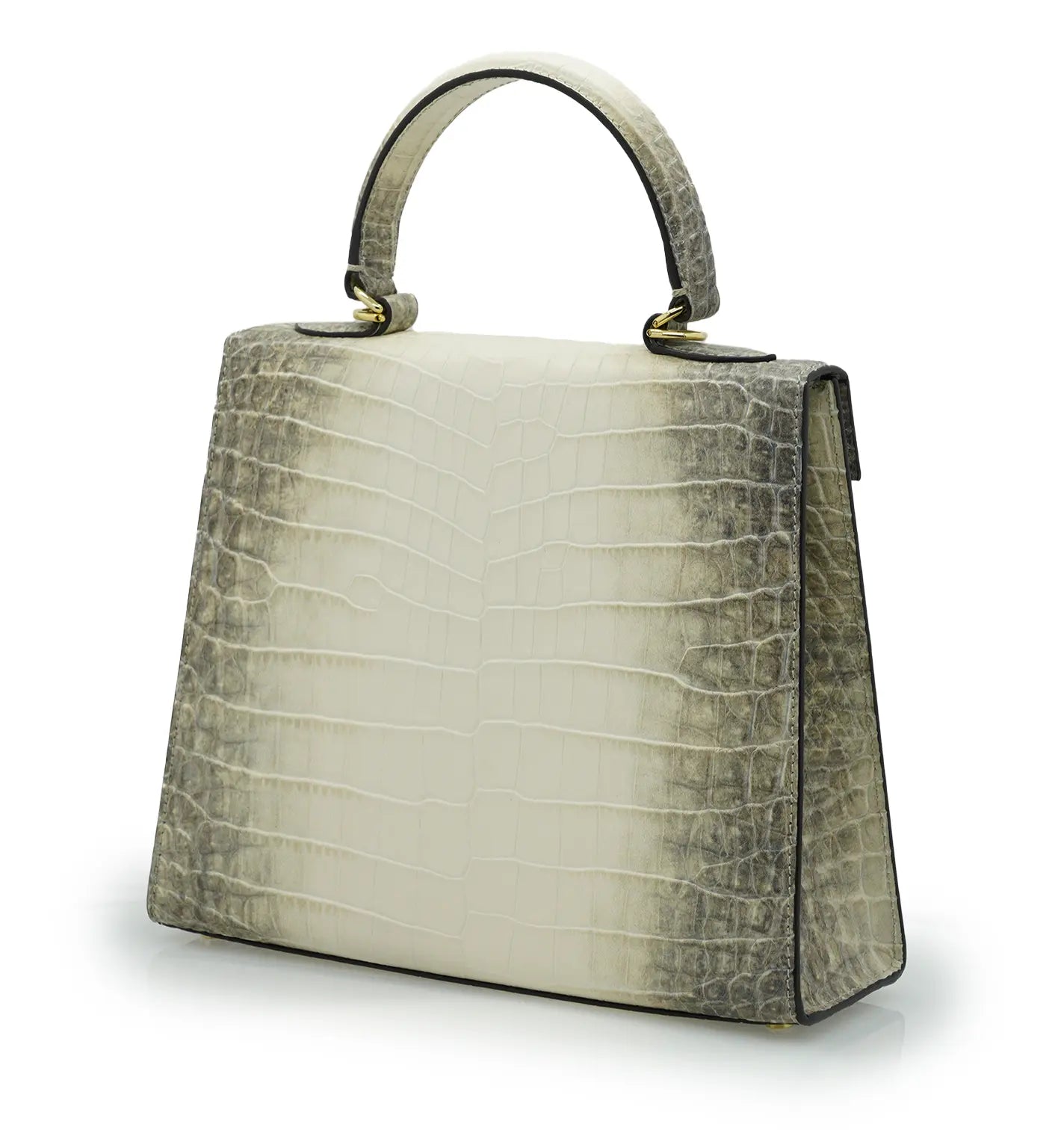 First Lady Himalaya Crocodile-Embossed Calf Leather Handbag