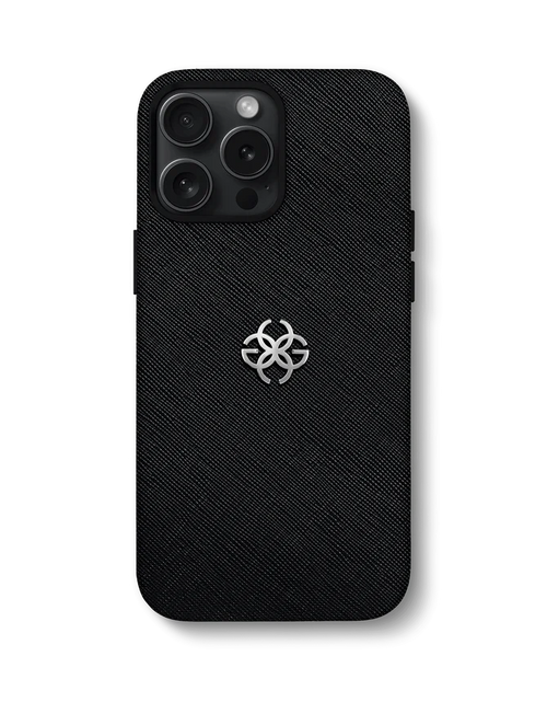 Load image into Gallery viewer, iPhone Case 16 - Saffiano Leather logo
