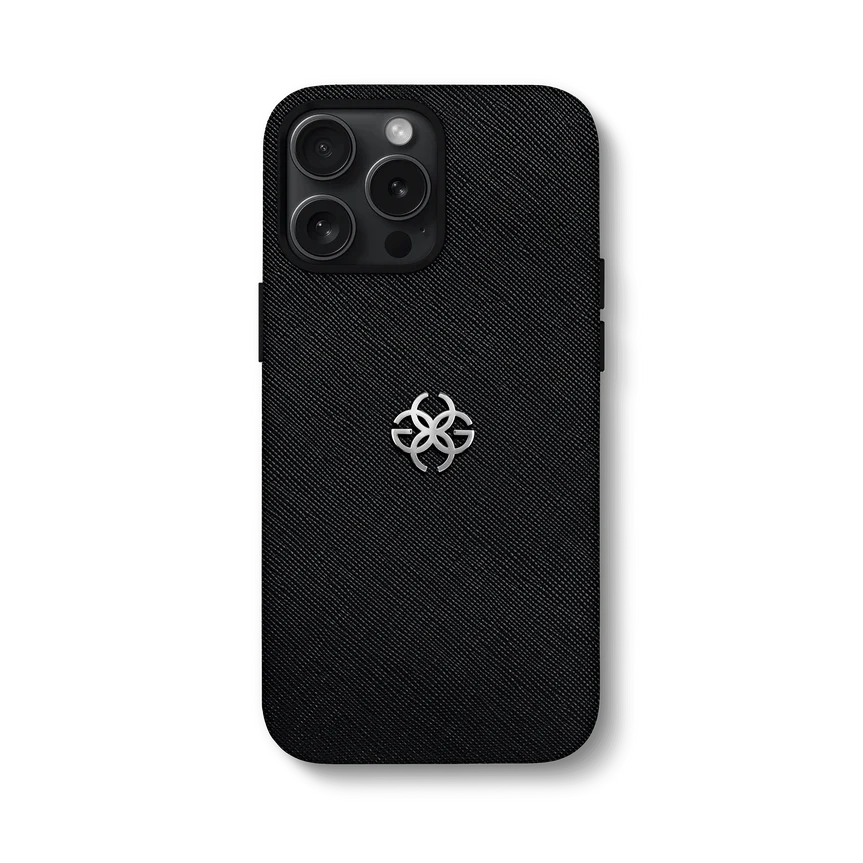 iPhone Case 16 - Saffiano Leather logo