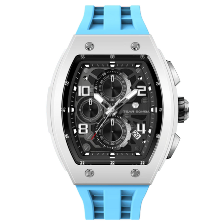 ساعة Elemental Series-Quarter TB8211Q باللون الأزرق الفضي