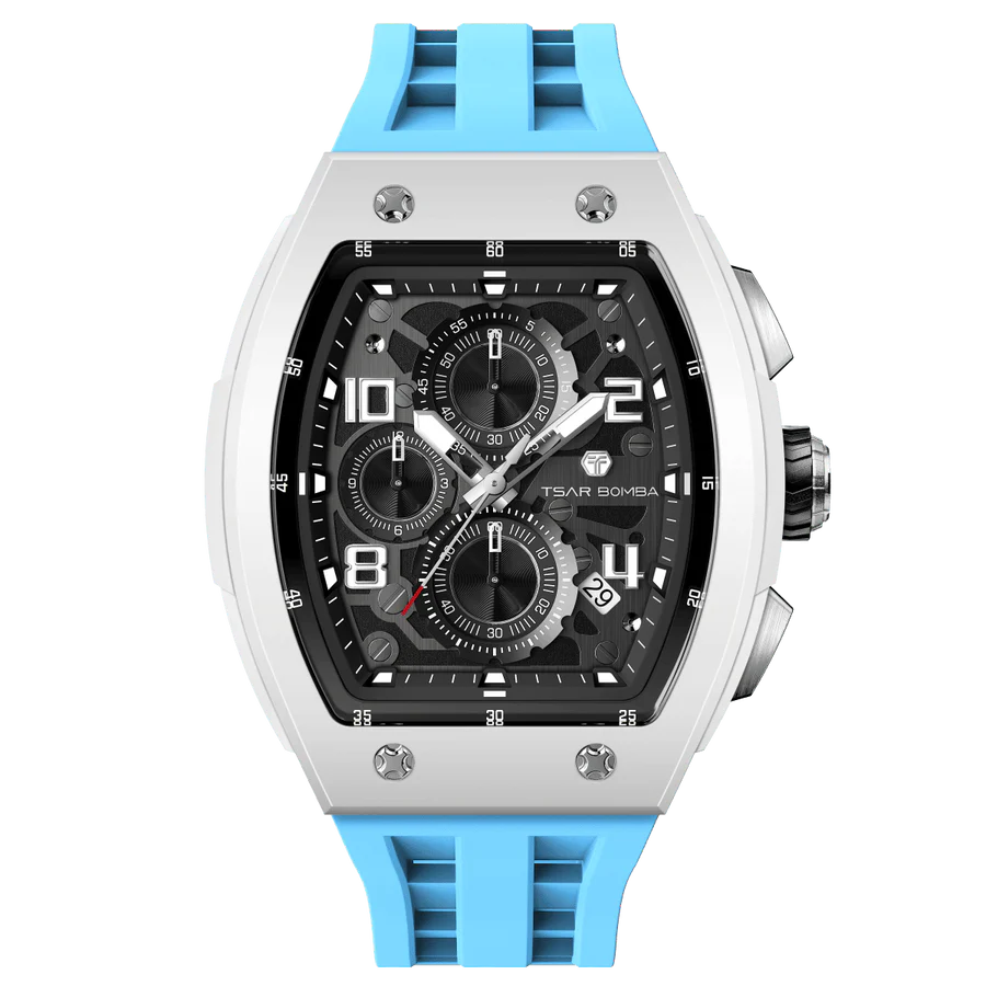 ساعة Elemental Series-Quarter TB8211Q باللون الأزرق الفضي