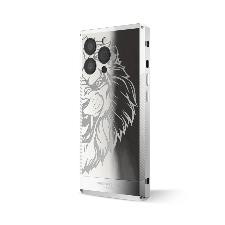 Iphone case / LIMITED Lion - Silver