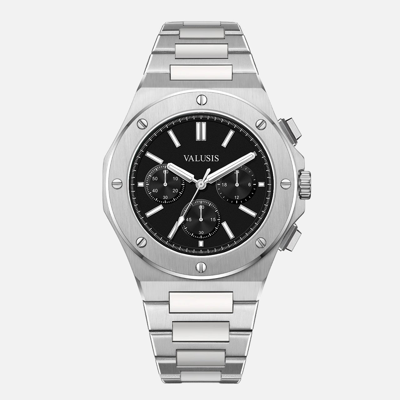 VALUSIS Lysium Black Chronograph â€“ Automatic Watch