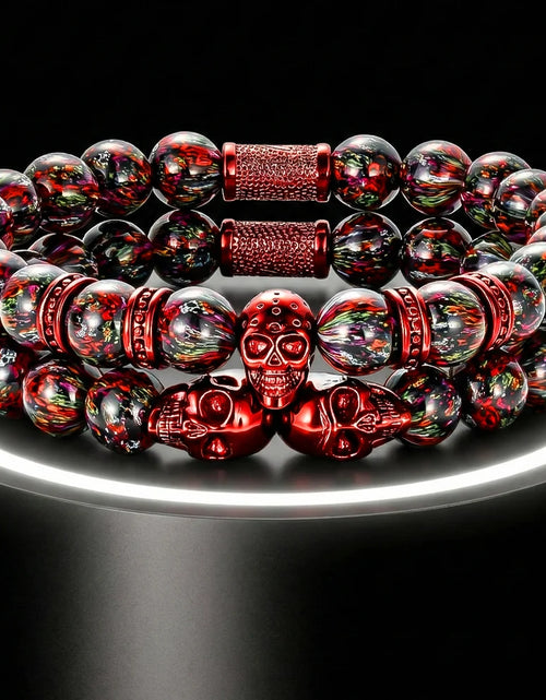Load image into Gallery viewer, Skulls for Her | Dragon Red Skulls
