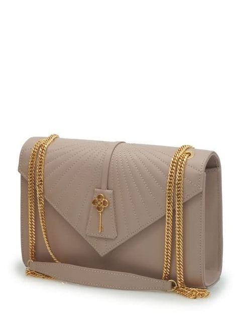 تحميل الصورة إلى عارض المعرض، حقيبة Milady من الجلد بلون البودرة MTO
