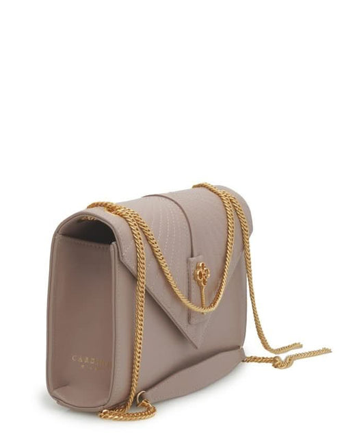 تحميل الصورة إلى عارض المعرض، حقيبة Milady من الجلد بلون البودرة MTO
