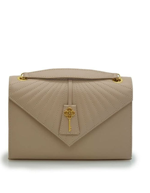 تحميل الصورة إلى عارض المعرض، حقيبة Milady من الجلد بلون البودرة MTO
