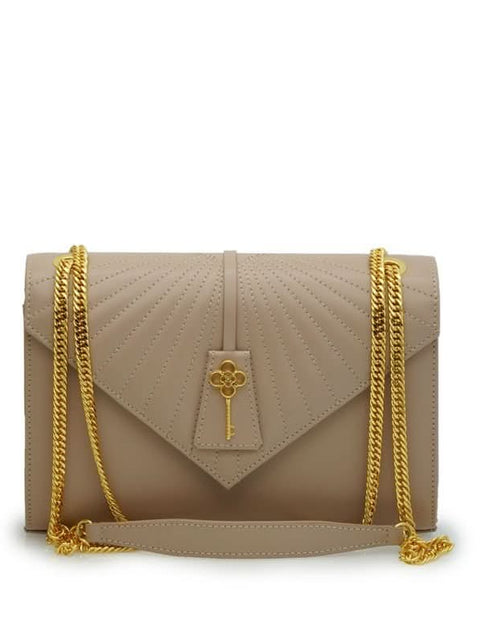 تحميل الصورة إلى عارض المعرض، حقيبة Milady من الجلد بلون البودرة MTO
