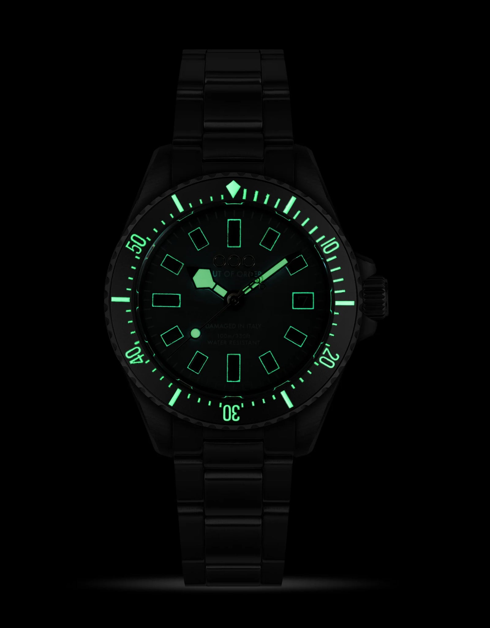 Green Casanova 38mm - Mother of Pearl