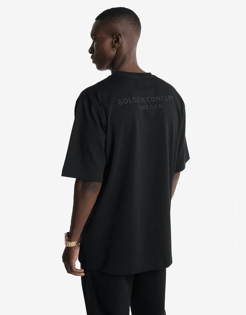 Load image into Gallery viewer, T-Shirt Oversize - Black 3D Print
