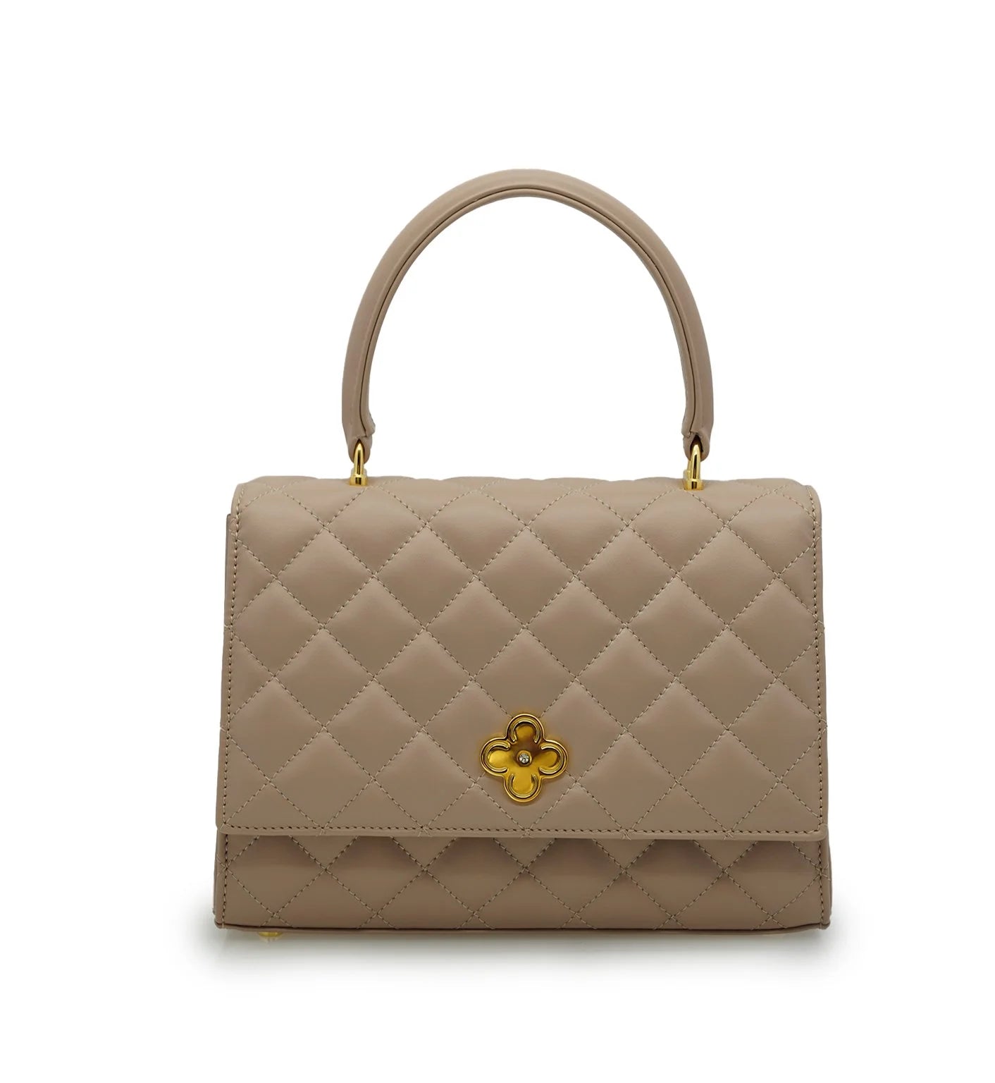 Opèra Quilted Powder leather shoulder chain bag MTO