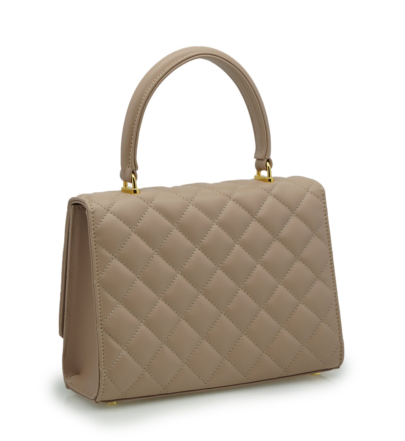 Opèra Quilted Powder leather shoulder chain bag MTO