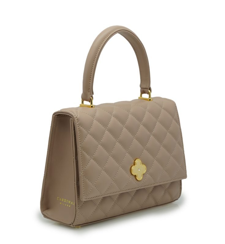 Opèra Quilted Powder leather shoulder chain bag MTO