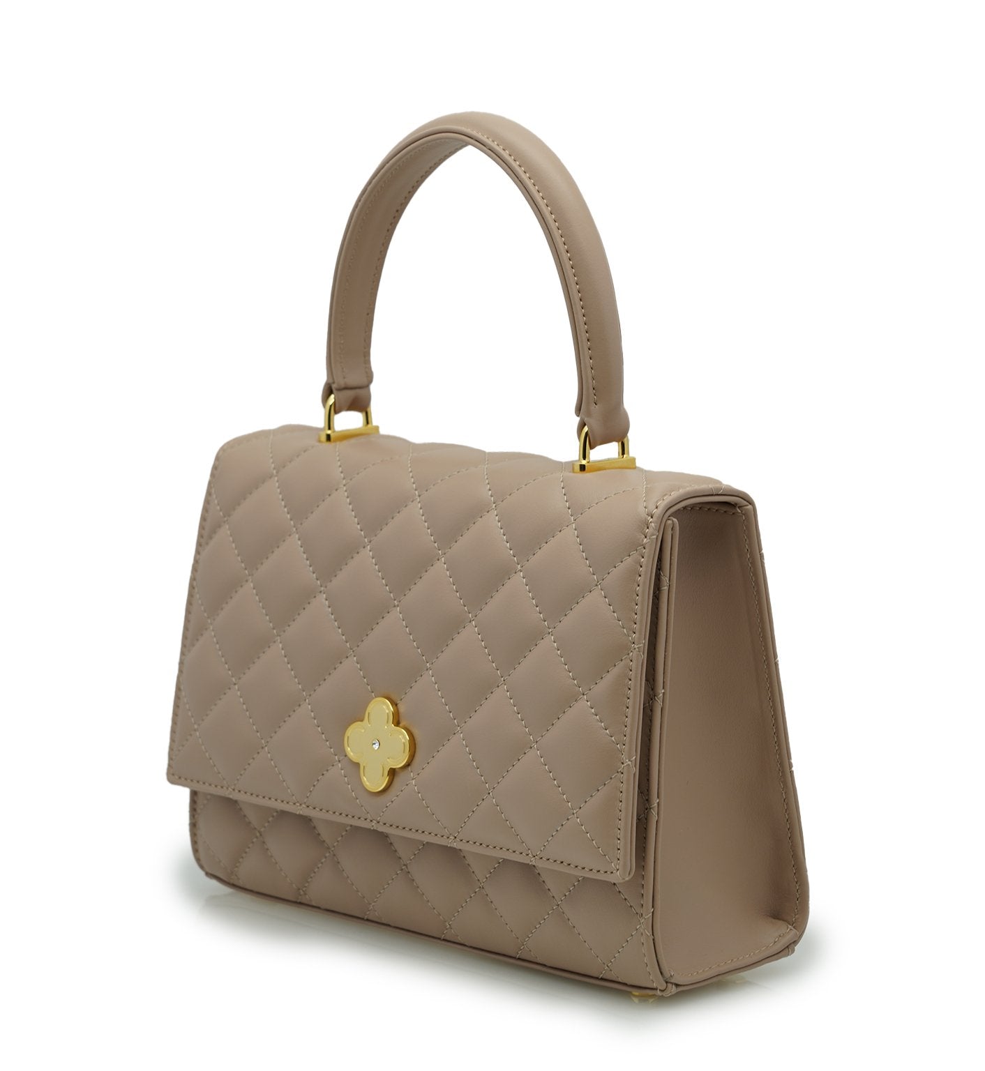Opèra Quilted Powder leather shoulder chain bag MTO