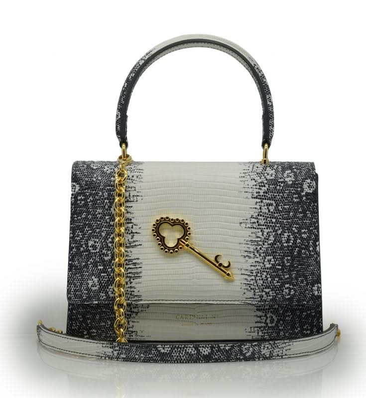 حقيبة يد جلدية رمادية من أوبرا سيكريتس تيجوس MTO