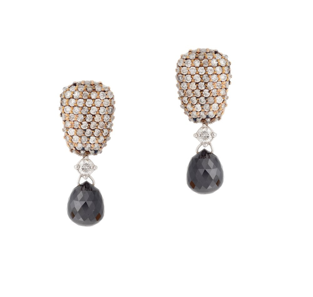 Glory Black Diamond Earring