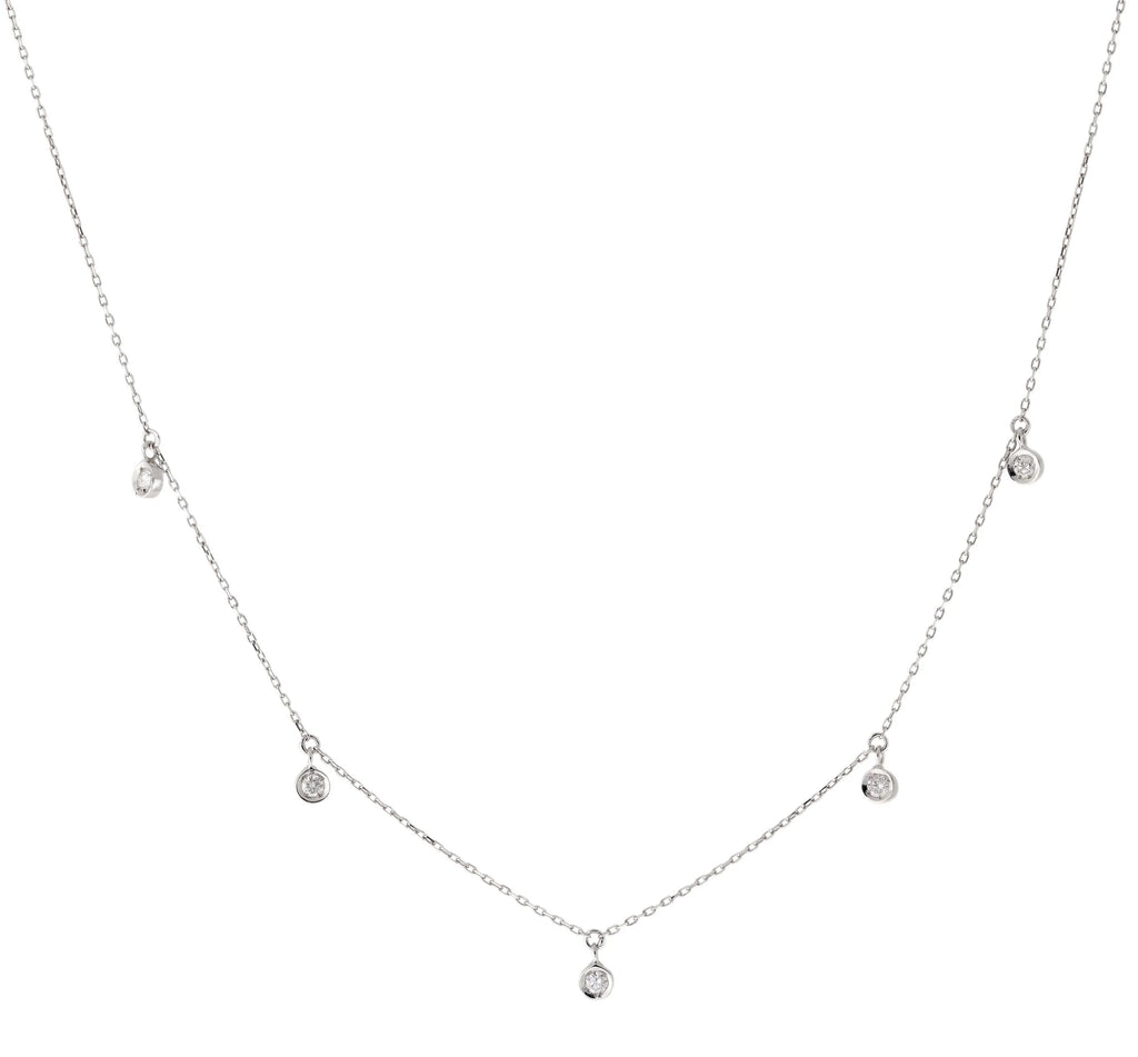Diamond Circle Necklace