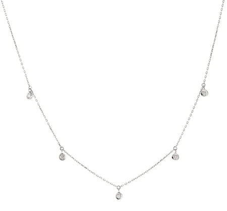 Diamond Circle Necklace