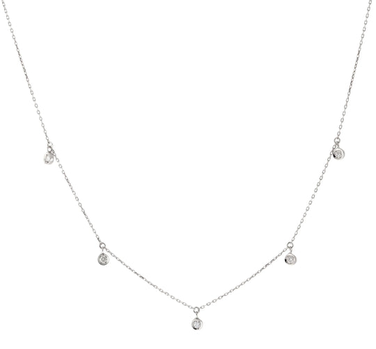 Diamond Circle Necklace