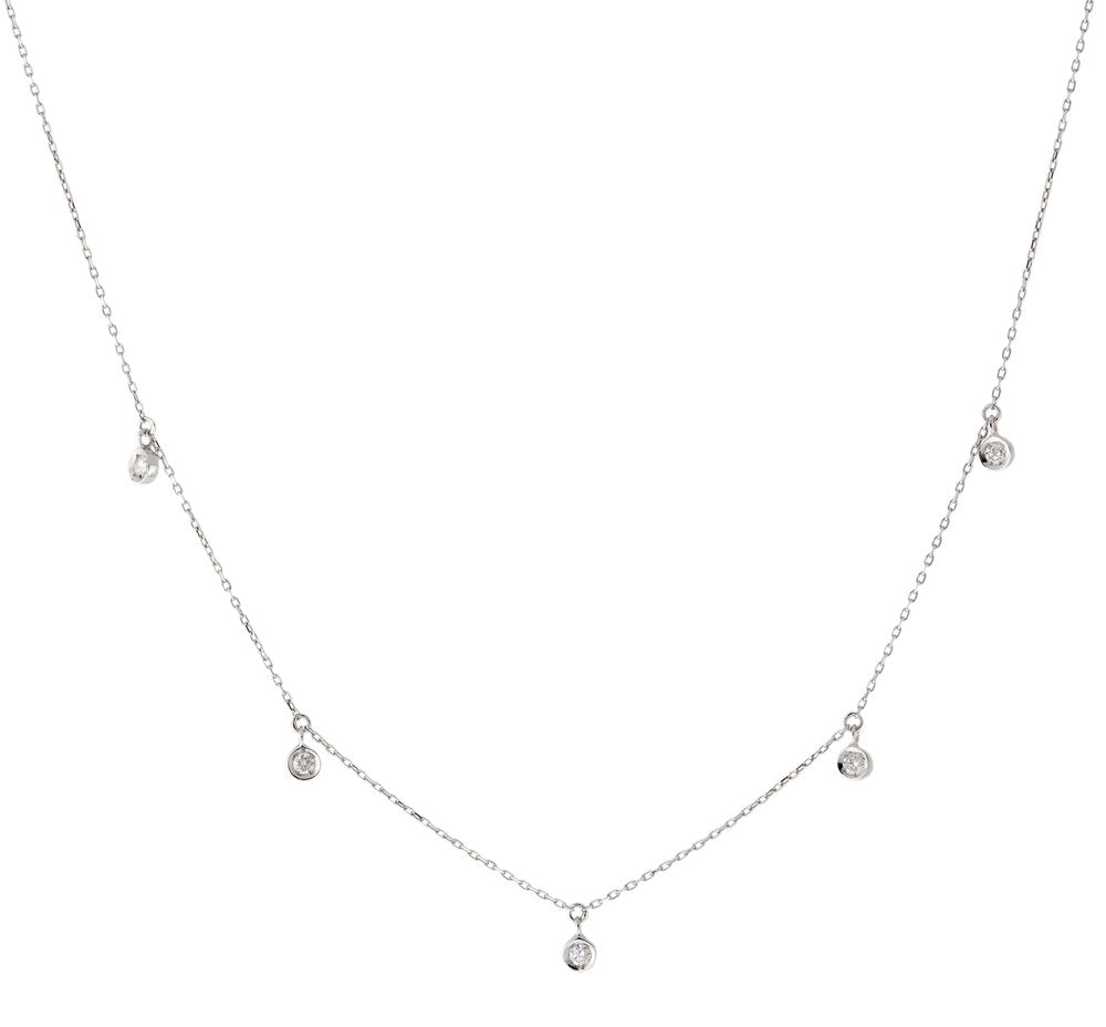 Diamond Circle Necklace