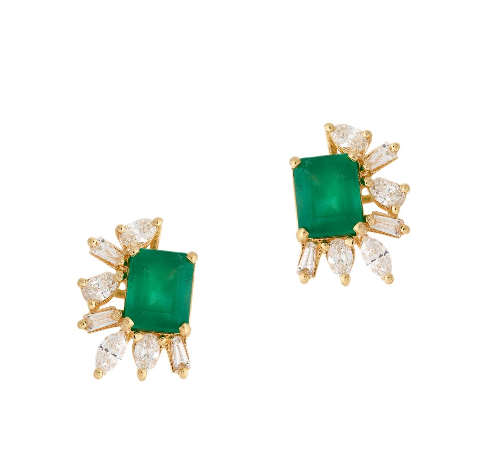 Alia Emerald Earrings