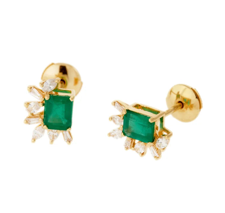 Alia Emerald Earrings