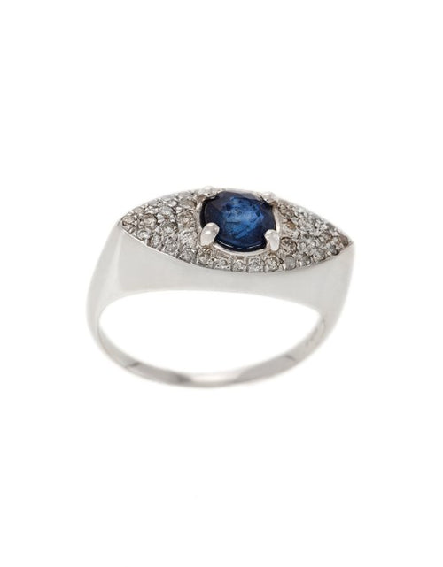 Load image into Gallery viewer, Sapphire Eye Ring
